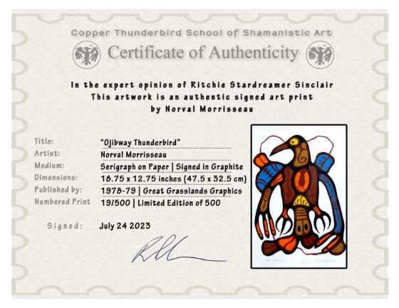Signed Print Certificate